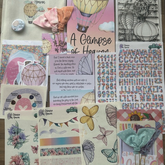 ByTheWell4God “A Glimpse of Heaven” Bible Journaling Kit (new, sealed) - Picture 2 of 8